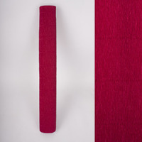 Креп-бумага (гофрированная) Италия №584 красный кардинал -Бумагия-