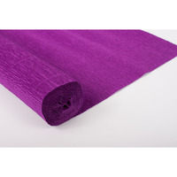 Креп-бумага (гофрированная) Италия №593 фиолетовый -Бумагия-