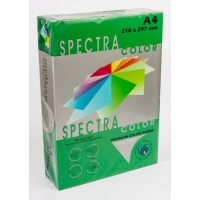 Бумага цветная А4 500 листов 80 г/м2 Spectra темно-зеленый №41А  -Бумагия-