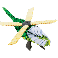 Модульное оригами «Вертолет» 262 модуля
