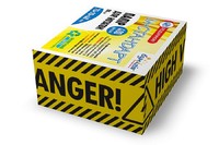 Блок бумаги для заметок в картонном боксе 75 х 70 мм, 400 листов, белая PQ-6487 «Danger» -Бумагия-