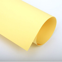 Бумага цветная 70х100 см 120 г/м2 Spectra color 160 желтый пастель -Бумагия-