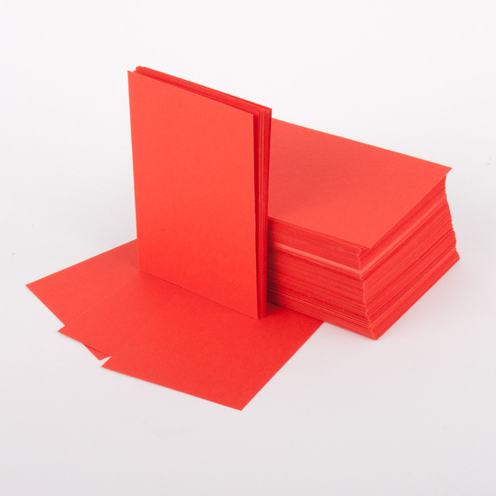 Блок бумаги для модульного оригами 250/CO44 красный интенсив -Бумагия-