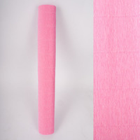Креп-бумага (гофрированная) Италия №554 бледно-розовый