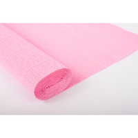 Креп-бумага (гофрированная) Италия №554 бледно-розовый
