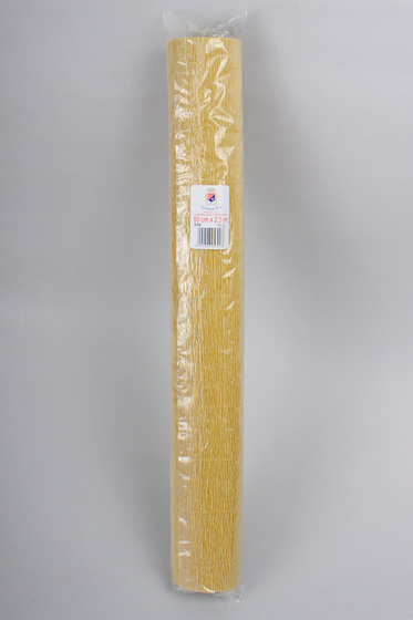 Креп-бумага (гофрированная) Италия №579 светлый коричневый -Бумагия-