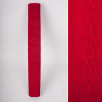 Креп-бумага (гофрированная) Италия №586 красный кармен