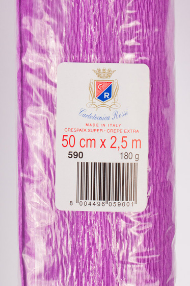Креп-бумага (гофрированная) Италия №590 лилия -Бумагия-