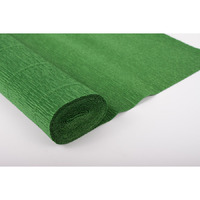 Креп-бумага (гофрированная) Италия №591 зеленый лист -Бумагия-