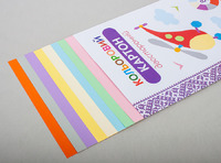 Набор цветного картона 8 цветов 120 г/м2 тренд -Бумагия-