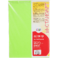 Бумага цветная А4 100 листов neon Green (IQ) светло-зеленый