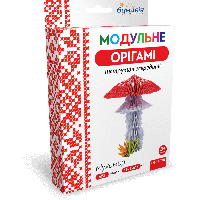 Модульное оригами 3D «Мухомор» 422 модуля -Бумагия-
