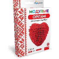 Модульное оригами «Сердце» 283 модуля -Бумагия-