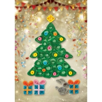 3Д квиллинг «Праздничная елка»