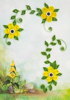 Объемный квиллинг «Весенние цветы»