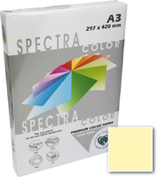 Бумага цветная А3 500 листов 80 г/м2 Spectra color IT115 светло-желтый пастель -Бумагия-