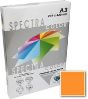 Бумага цветная А3 500 листов 75 г/м2 Spectra color IT371 оранжевый неон -Бумагия-
