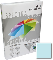 Бумага цветная А3 500 листов 80 г/м2 Spectra color IT120 светло-голубой пастель -Бумагия-