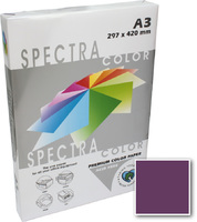 Бумага цветная А3 500 листов 80 г/м2 Spectra color IT44А фиолетовый темный -Бумагия-