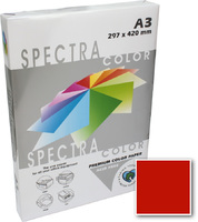 Бумага цветная А3 500 листов 80 г/м2 Spectra color IT250 красный интенсив -Бумагия-